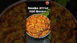 DHABA STYLE EGG BHURJI #food #shorts #eggbhurjirecipe