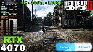 Red Dead Redemption 2  RTX 4070  Ryzen 7 5800X3D  4K - 1440p - 1080p  Ultra & HUB Settings