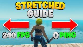 Die *BESTE STRECHED* Auflösung für Fortnite Chapter 5  - Stretched einstellenTutorial Deutsch