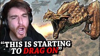 Skyrim but if I say dragon then 10 dragons spawn