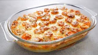 INCREDIBLY DELICIOUS for lunch or dinner Juicy tender casserole with rice and tuna