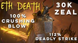 30K DMG Zeal Paladin Diablo 2 Resurrected Death Runeword In Berserker Axe