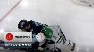Adam Larsson Ejected For Elbowing Chris Tanev