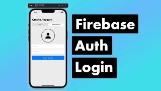 SwiftUI Firebase Chat 02 Signing in with Firebase Auth