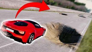 DRIVING ON THE WORST ROAD EVER BeamNG Drive
