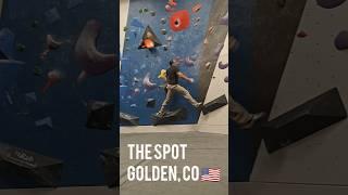 Fun coordination trainer boulder at The Spot Golden #bouldering