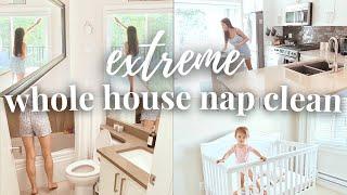 NAP TIME CLEAN WITH ME  Motivating Whole House Clean  Taylor Marie Motherhood