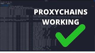 proxychains not working in kali linux? All errors fixed.