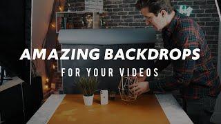 INCREDIBLE Backdrops & Backgrounds for video filmmakers