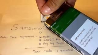 Unlock Samsung GALAXY S6  S6 EDGE - The 100% EASIEST method to Unlock
