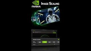 How to enable Nvidia Image Scaling NIS & sharpening #Shorts