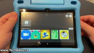 Removing Unwanted Apps  Amazon Fire HD 8 Kids Tablet