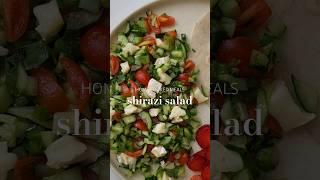 NOT ANOTHER BORING SALAD  BEST persian shirazi salad recipe  #shorts #salad #easyrecipe