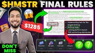 Hamster kombat big update on airdrop rules  Dont miss final withdraw steps