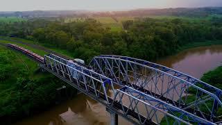 free footage drone jembatan kereta api kulon progo