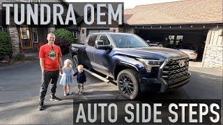 2022 Tundra OEM Auto Side Steps Overview