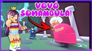 ROBLOX - FICAMOS PRESOS NA CASA DA VOVÓ SONAMBULA  grandma visist story