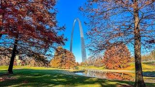 Walking Through Gateway Arch National Park A Fall Journey in St. Louis  4K HDR