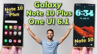 ONE UI 6.1 Android 14 ON Galaxy Note 10 Plus Galaxy Note 10