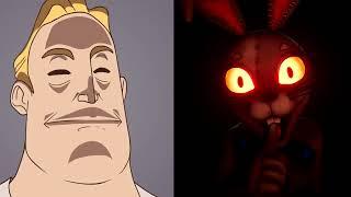 Mr Incredible becoming Canny Vunny FULL  FNAF Animation