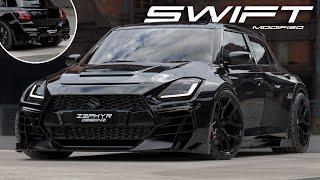 Suzuki SWIFT 2024 HARDCORE Bodykit Modification Concept by Zephyr Designz  4K