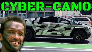 Camouflaged Cybertruck?  Tesla Time News