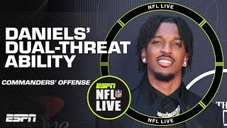 Why the Commanders must find balance with Jayden Daniels dual-threat ability   NFL Live