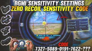 NEW UPDATE 3.3 BEST SENSITIVITY CODE+CONTROL SETTINGS BGMIPUBG MOBILE  BGMI AFTER UPDATE 3.3