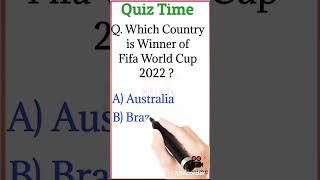 FIFA World Cup 2022 Winner Country in English World Gk  Current affairs #shorts #viral  #gkquize