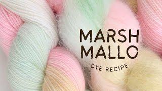 How to Dye a Yarn Colourway at Home  The Basics of Hand Dyeing Yarn & Marshmallow Dye Recipe