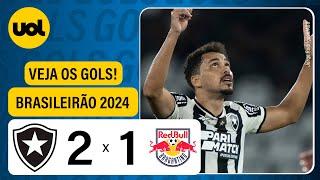 BOTAFOGO 2 X 1 BRAGANTINO - CAMPEONATO BRASILEIRO 2024 VEJA OS GOLS