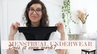 first time with PERIOD UNDERWEAR  first impressions and mini review