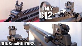 BEST BUDGET IRON SIGHTS UNDER $50 BUIS and FIXED SIGHTS for ARs