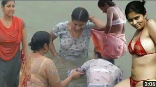 खुला स्नान  इस गंगा घाट पर सब कुछ दिखेगा Ganga Snan Latest Video #haridwar #Ganga #ghat