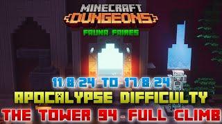 The Tower 94 Apocalypse Full Climb Guide & Strategy Minecraft Dungeons Fauna Faire