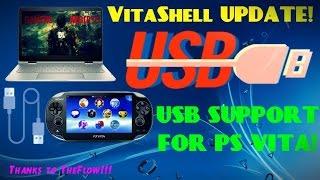 USB Support For PS Vita TheFlow VitaShell Update Install Guide