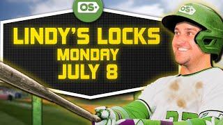 MLB Picks for EVERY Game Monday 78  Best MLB Bets & Predictions  Lindys Locks
