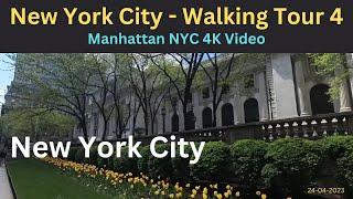 New York City - Walking Tour 4 in New York Manhattan NYC 4K Video