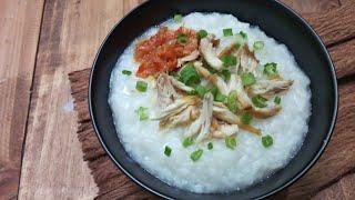 BUBUR NASI  Cara praktis membuat bubur dari nasi
