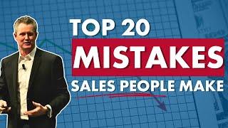 20 Mistakes You Must Avoid as A Salesperson