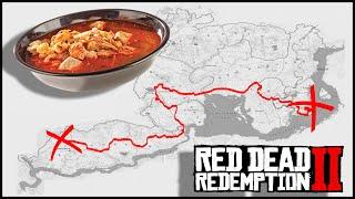 Can you walk a bowl of stew across the map in Red Dead Redemption 2?