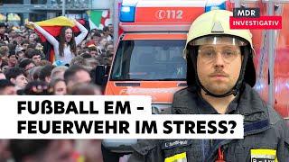 Fußball Fans und Verkehr – Mit der Feuerwehr unterwegs in Leipzig zur EM