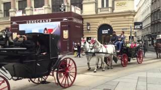 Horse carriage  Kalesa  Vienna Austria