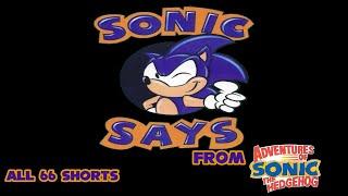 Sonic Says  Sonic Sez ALL 66 Shorts