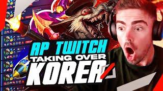 TWITCH MID is TAKING OVER KOREA *ONE SHOT BUILD*