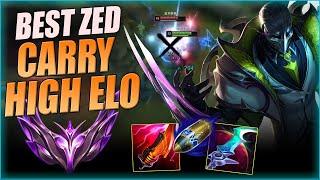 FANREN ZED - HOW TO CARRY IN HIGH ELO WITH ZED  ZED VS VEX FULL GAME