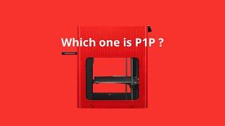 Bambu Lab P1P  Which one is P1P?  The new Bambu Lab 3D printer