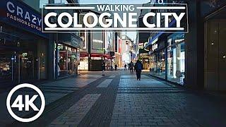 4K Evening Walk in Germany - Cologne NOT IN BERLIN - 4th Largest City of Germany