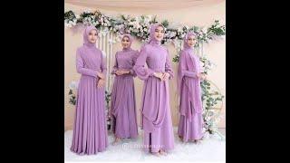 Inspirasi baju gamis sifon terbaru