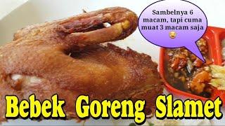 Bebek Slamet dengan Sambel bermacam-macam  Kuliner Surabaya